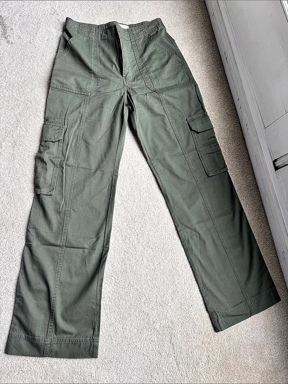 Abercrombie & Fitch Utility Cargo Pant Olive Waist 27/4